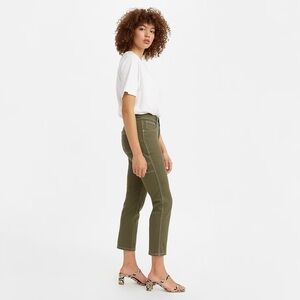 Levi's Women's 724 High Rise Straight Carpenter Cropped Jeans